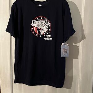 Mossy Oak Navy Graphic T-Shirt for Men